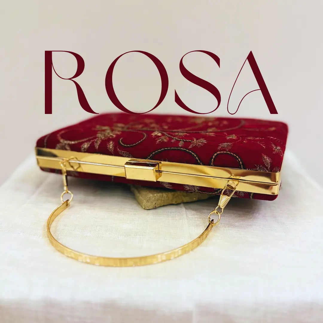 Rosa - Deep Pink Embroidered
