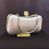Vesper - Silver Glam Clutch