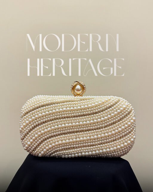 Where modern design meets cultural soul. The Modern Heritage clutch redefines tradition. 🌺 #ModernHeritage #NoorENazar