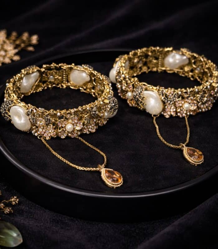 Ivory Pearl Bangles