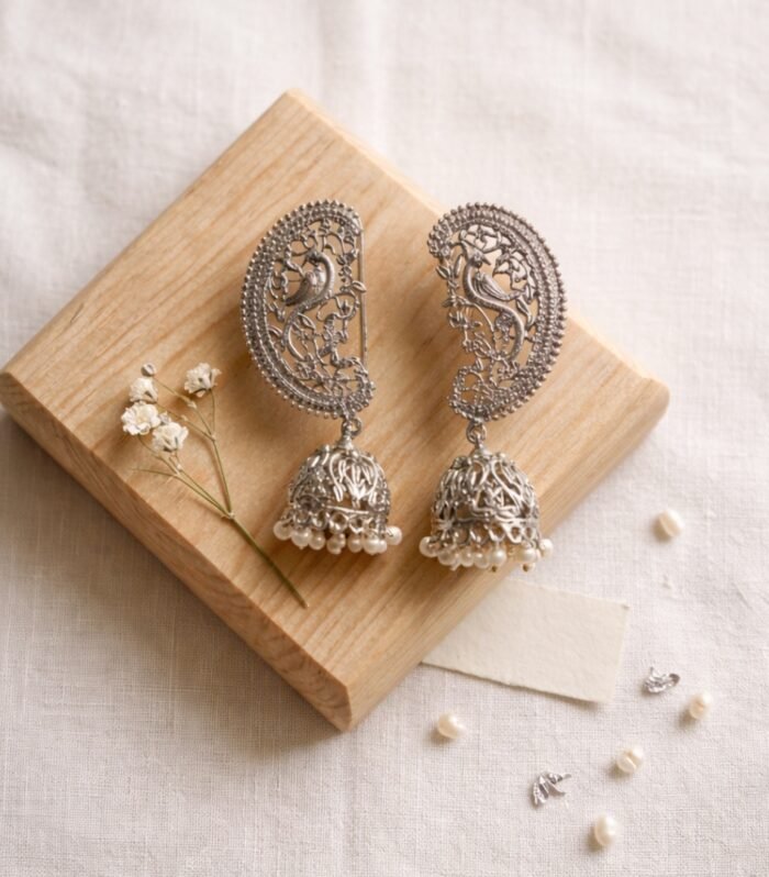 Noor Filigree earcuff jhumka 2