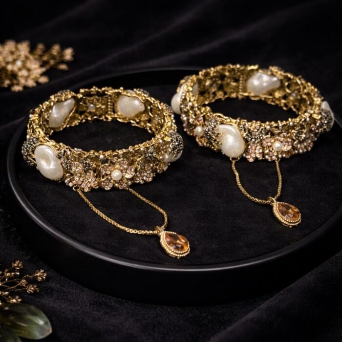 Ivory Pearl Bangles